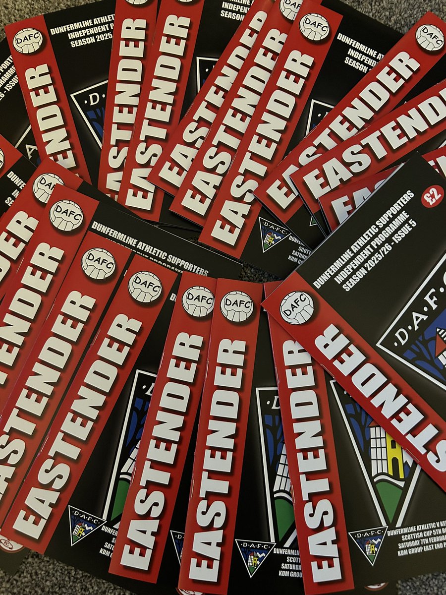 dafcscotsman's tweet photo. #DAFC in Scottish cup action against @KeltyHeartsFC on Saturday. Don’t miss issue 5 of #EASTENDER all issues sold out in double quick time so don’t miss out. Sellers will be on Halbeath road from 1:15/1:20 https://t.co/7rAYLD6XR9