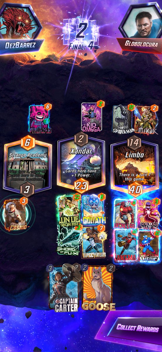 I should’ve recorded this game yooo omg 😂😂😂😂😂😂😂 I know he’s tight #MarvelSnap