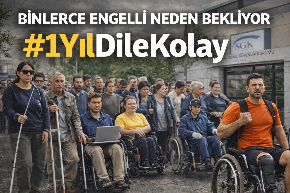 #hepbahane
Mahkemeler var, Anayasa var, kazanılmış hak var.
Ama engellilerin vergi indiriminden emeklilik hakkı olunca
herkes görmezden geliyor.
EngellininZaferi
<a href="/AYMBASKANLIGI/">Anayasa Mahkemesi</a>
<a href="/kasapoglu/">Dr. Mehmet Kasapoğlu</a> 
<a href="/isikhanvedat/">Prof. Dr. Vedat Işıkhan</a> 
<a href="/MahinurOzdemir/">Mahinur Özdemir Göktaş</a> 
<a href="/sgksosyalmedya/">SGK</a> 
<a href="/csgbakanligi/">T.C. Çalışma ve Sosyal Güvenlik Bakanlığı</a> 
<a href="/RTErdogan/">Recep Tayyip Erdoğan</a> 
<a href="/Akparti/">AK Parti</a>