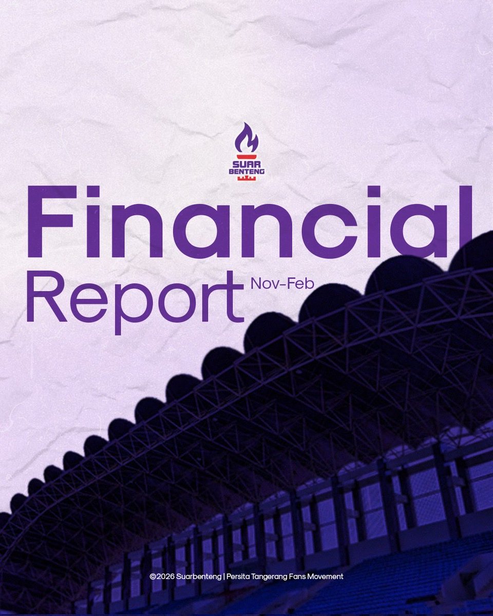suarbenteng's tweet image. Wujud Transparansi &amp;amp; Kepercayaan

Keterbukaan adalah pondasi utama dalam sebuah pergerakan. Sebagai bentuk tanggung jawab kami kepada seluruh kawan-kawan yang telah berkontribusi, berikut kami sampaikan Laporan Finansial Suar Benteng untuk periode November - Februari.