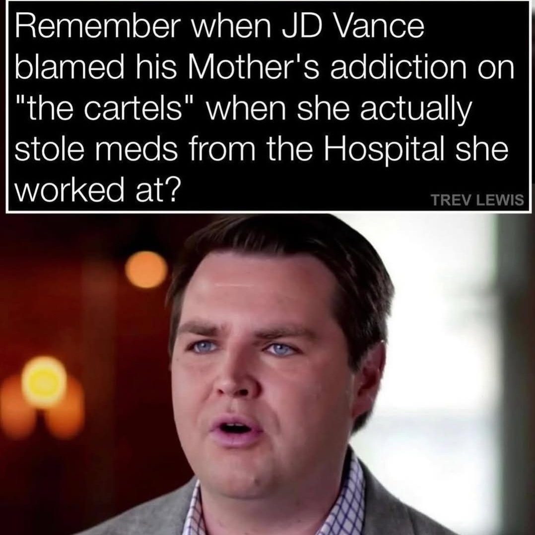 JD Vance was the kind of kid only the furniture could love 😬