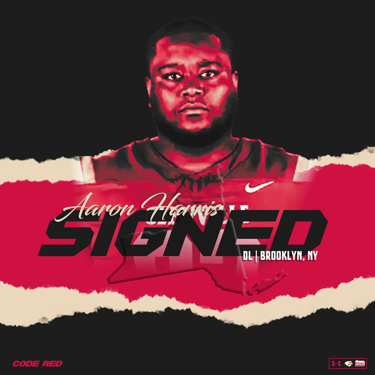 SHU_FBALL's tweet photo. Welcome, 2026 Seton Hill Griffin Signee Aaron Harris (
@AaronHarris99). built for the trenches bound for the HILL!! #STICK2THECOD6 https://t.co/PpouShNdox