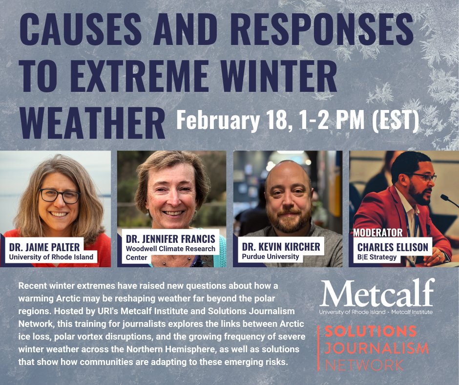 Metcalf Institute tweet media