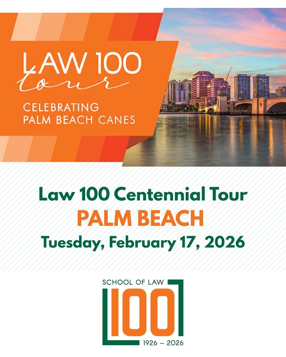 University of Miami School of Law - #MiamiLaw tweet media