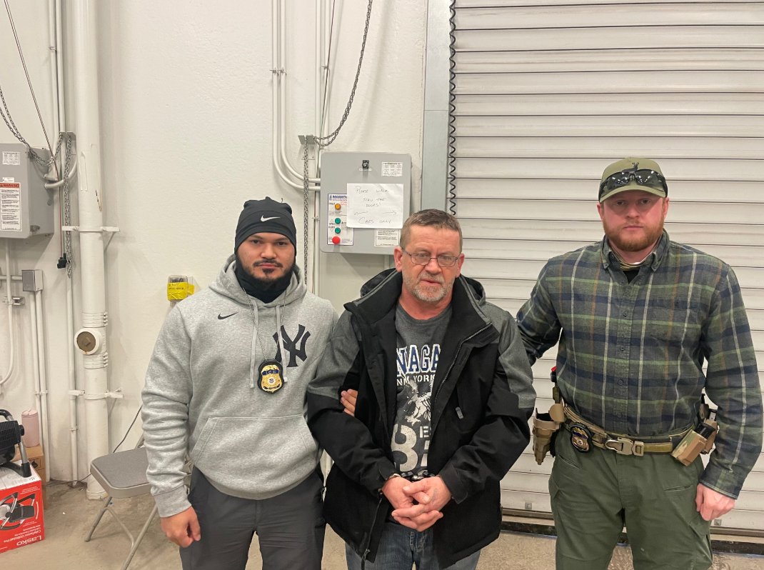 — FELONY DOMESTIC ASSAULT 
— EXTORTION 
— AGGRAVATED ASSAULT ON OFFICER 
— MULTIPLE DUIs 
— OBSTRUCTION 

ICE prioritized the arrest of Ukrainian criminal illegal alien Alexander Vitaljevka Levkovich due to his violent and dangerous criminal history.