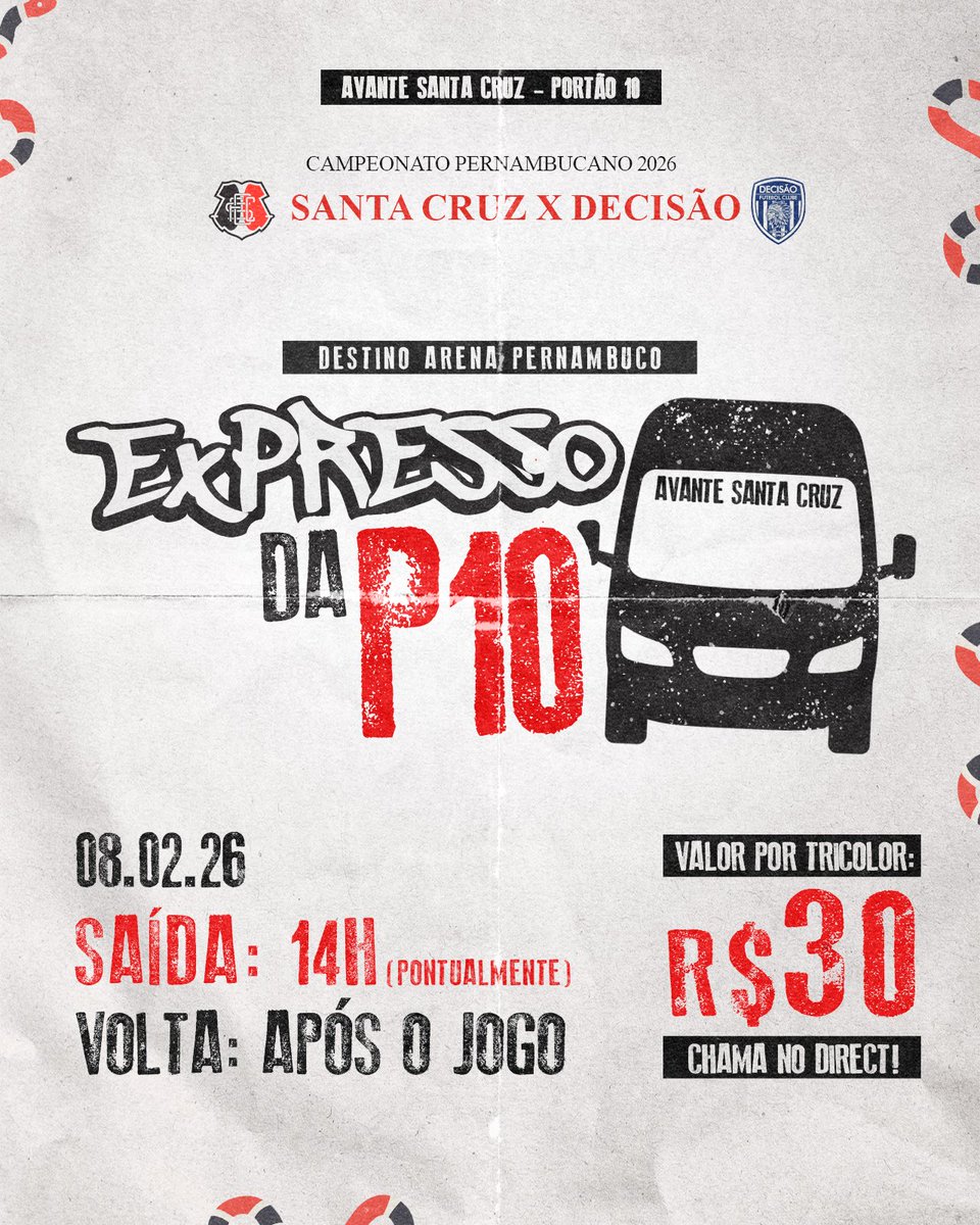 Avante Santa Cruz - Portão 10 tweet media