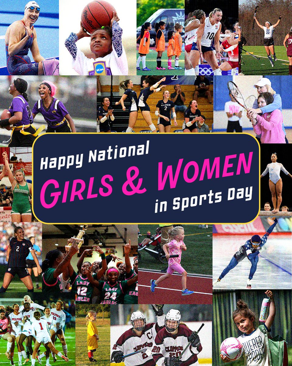 National Girls and Women in Sports Day honors the achievements of female athletes, the power of inclusion, and the ongoing fight for equity in sports. #NGWSD2026 reminds us of the power of sport to build confidence, leadership, and lifelong opportunities 🩷