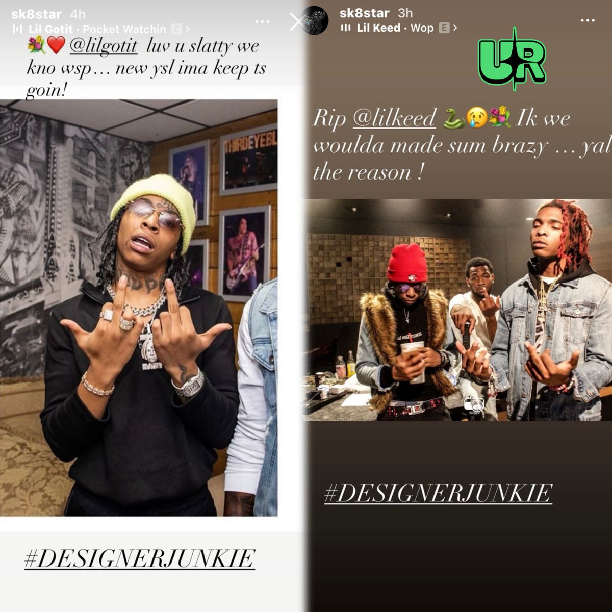 Sk8star shows love to Lil Gotit &amp; Lil Keed