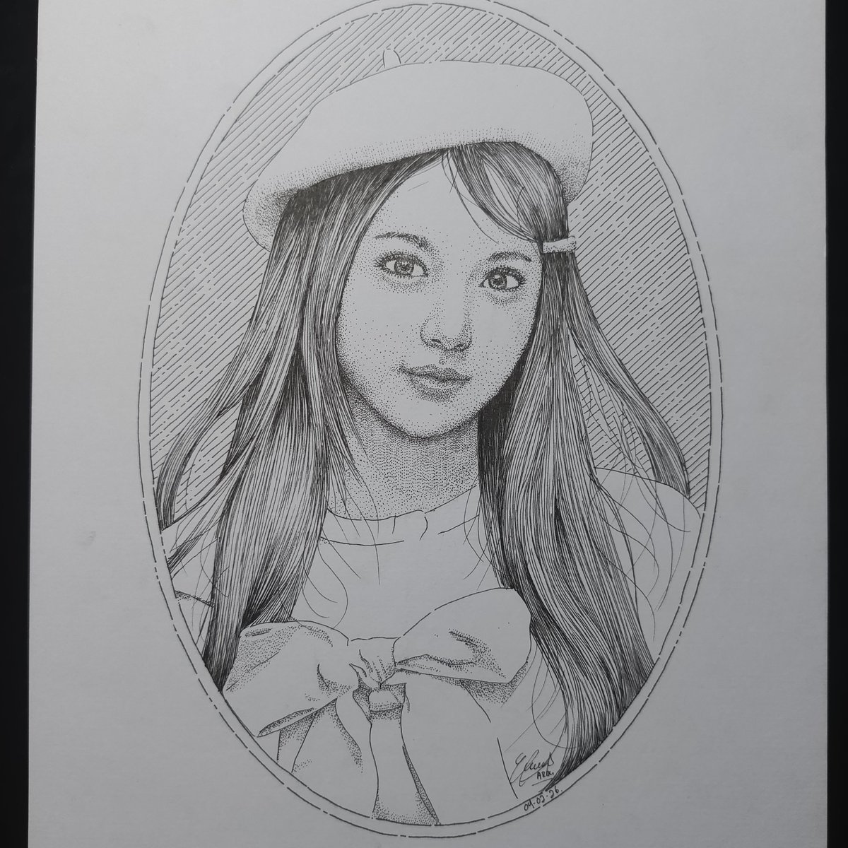 arbu_ink's tweet image. Day 36                                                    61/100

Good night 🥰
#CARMEN #Hearts2Hearts
#inkdrawing #portraitart #blackandwhiteart #ArtistOnTwitter #artwork #Inktober