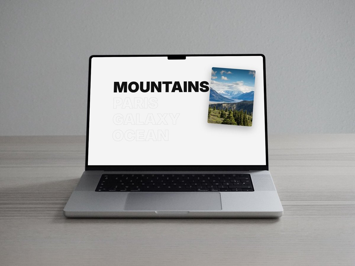 sed2088's tweet image. Floating Image Menu 🖱️✨
Images follow cursor smoothly + bold typography. Luxury vibe for fashion/photography portfolios.
Demo + code: codepen.io/sed2088/pen/jE…
Fork it!
#CodePen #Typography #HoverEffect #Portfolio #ModernUI