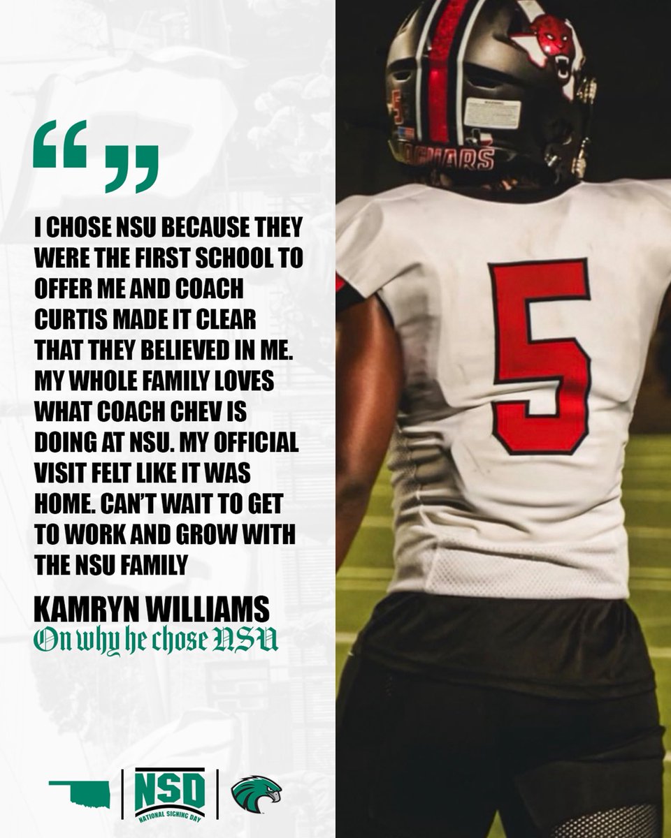 Northeastern State Football tweet media