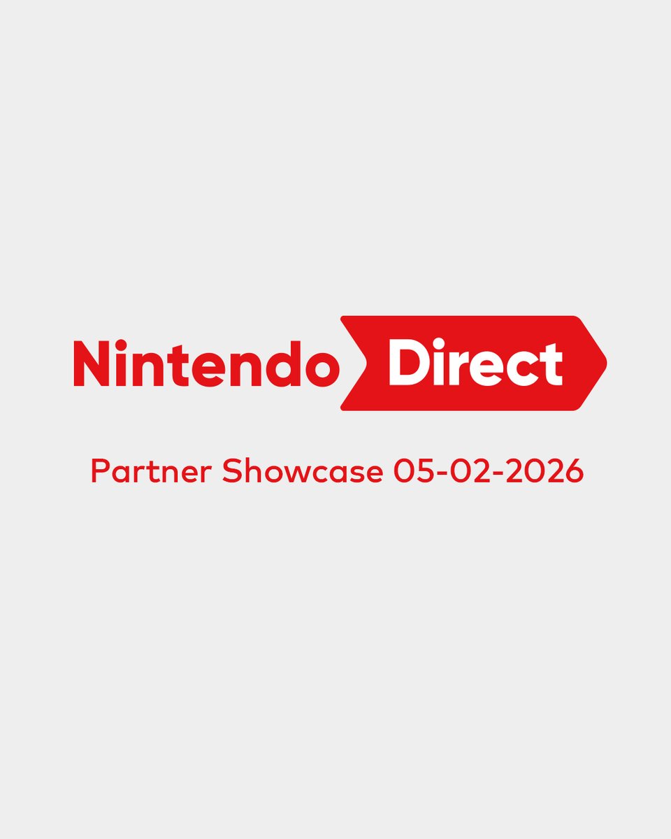 NintendoES's tweet photo. ¡El 5 de febrero se emitirá a las 15:00 (hora peninsular) una presentación #NintendoDirect: Partner Showcase! Ofrecerá unos 30 minutos de información sobre juegos que llegarán próximamente a #NintendoSwitch2 y #NintendoSwitch.

Síguela aquí: https://t.co/4FIsk2JL2u https://t.co/xM7rJ12r6X