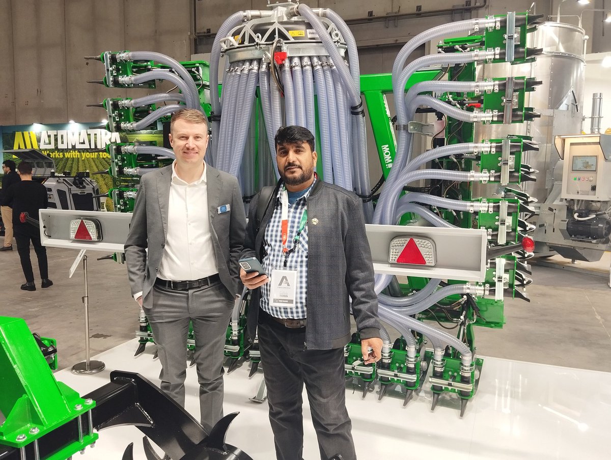 ITAIslamabad's tweet photo. 🚜Modern Farming, Global Vision!
🇵🇰 top #agribusiness leaders are at #FIERAGRICOLA 2026, witnessing state-of-the-art machinery, #IoT driven #farming, and #NextGen agri solutions. #Innovation today, transformed farms tomorrow! 🌱 https://t.co/A3Ebqfx0Vo