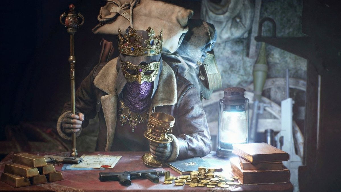 jjfromroe's tweet image. The merchant at the end of RE4. 👑