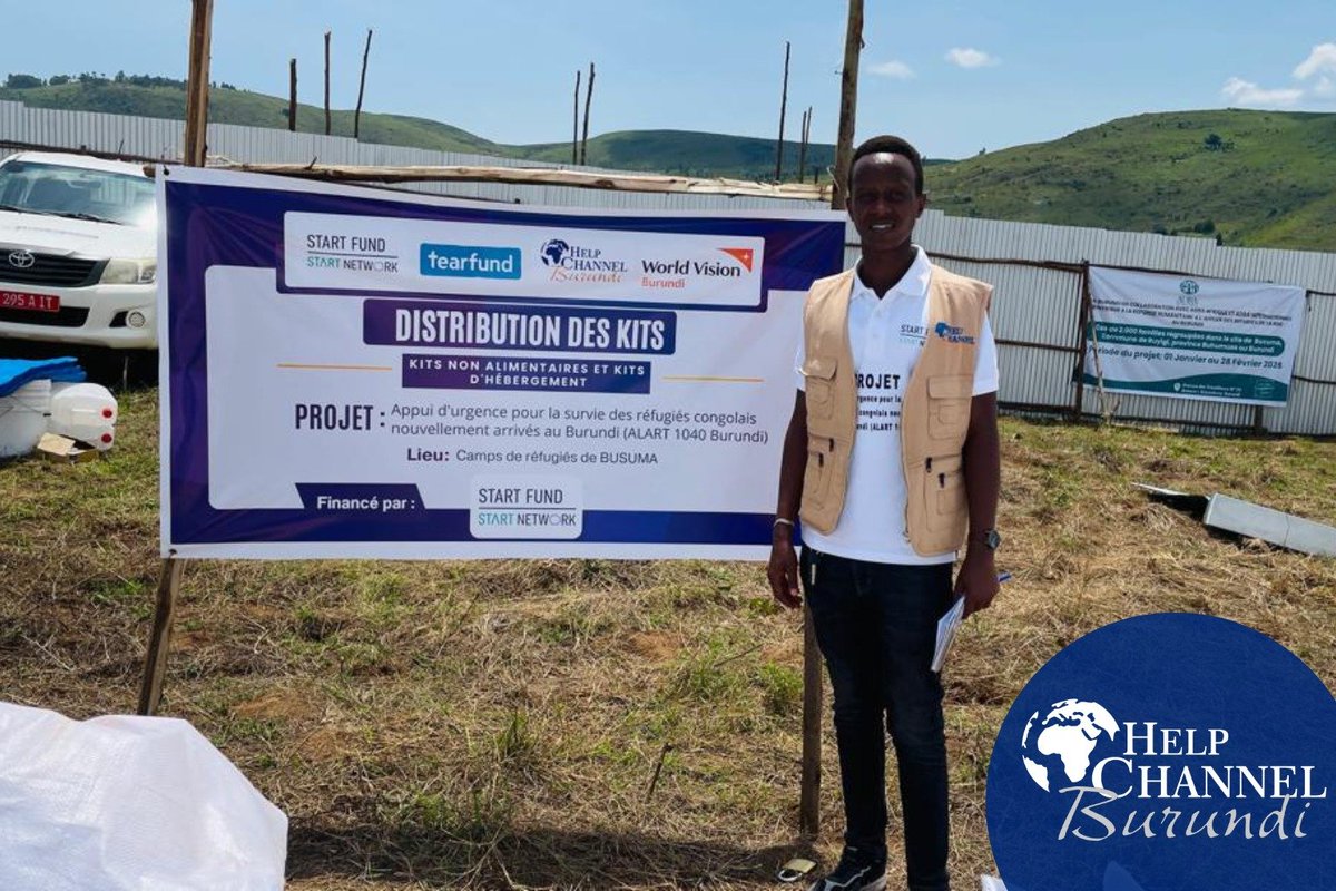 En collaboration avec <a href="/Tearfund/">Tearfund</a> <a href="/WVBurundi/">World Vision Burundi</a> <a href="/StartNetwork/">Start Network</a>, Help Channel Burundi distribué des kits non alimentaires pour 4000 ménages et des kits d'abris pour 2000 ménages au camp de refugies congolais a Busuma.
Ensemble nous pouvons apporter du changement au Burundi💚🤍❤️