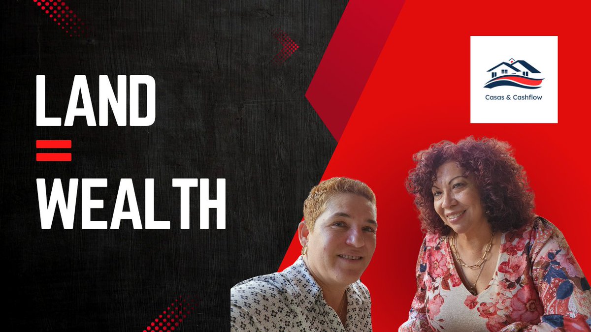 LAND = WEALTH.

In Episode 2 of Casas &amp; Cashflow, we talk about something most people overlook:

Everyone wants houses…
Very few people want land.

But real wealth in real estate starts with land.

🏗️ Houses age.
🌱 Land doesn’t.

When you own land, you control what gets built,