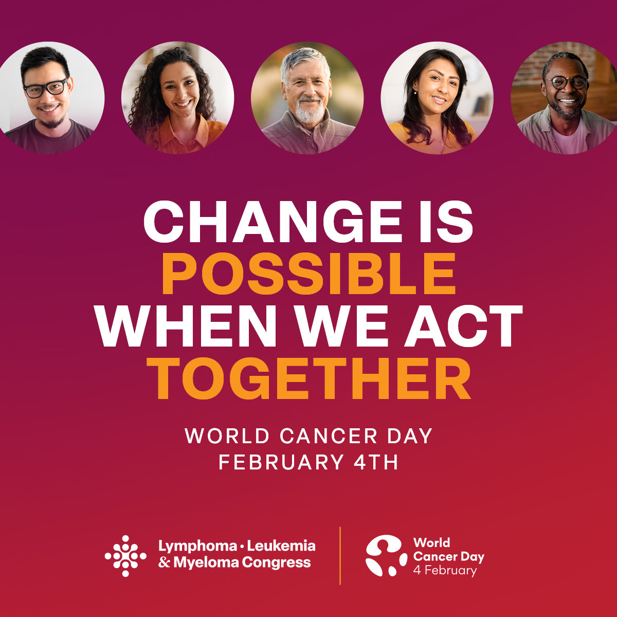 llmcongress's tweet photo. Change in cancer care does not happen in isolation.

World Cancer Day is a reminder that progress depends on shared effort across prevention, diagnosis, treatment, and survivorship. Advancing outcomes requires collaboration across disciplines, institutions, and communities.

Today is about recognizing that all of us working together moves the field forward.

#WorldCancerDay #LLMCongress #Hematology #Oncology #CancerCare