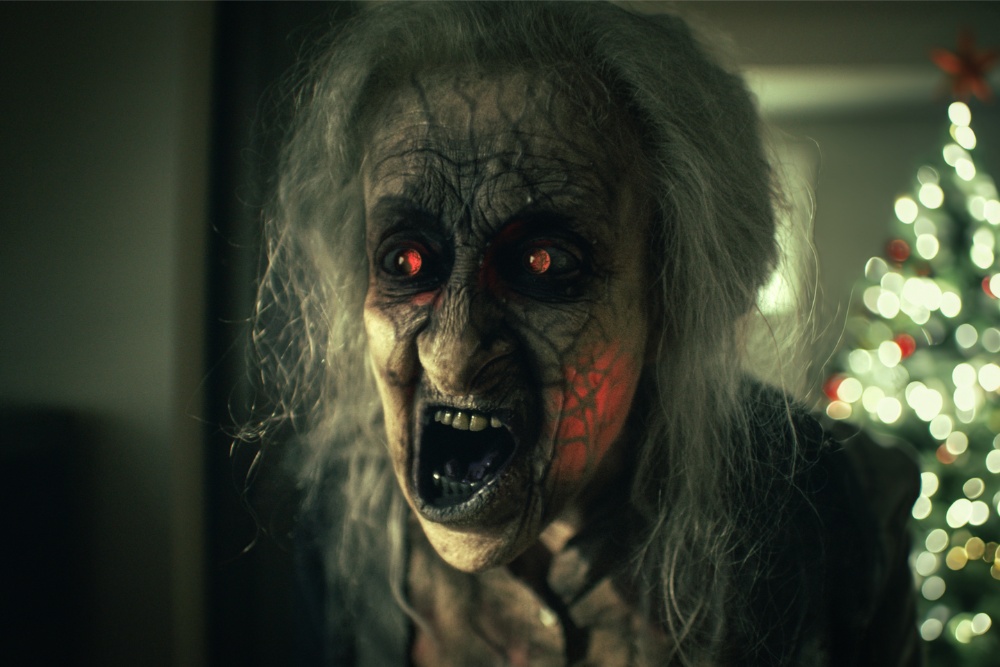 First look at Christmas horror movie UNHOLY NIGHT.

A traditional Italian family Christmas Eve celebration descends into chaos when a deceased grandmother returns from the dead and embarks on a killing spree.

Coming soon. 🎄