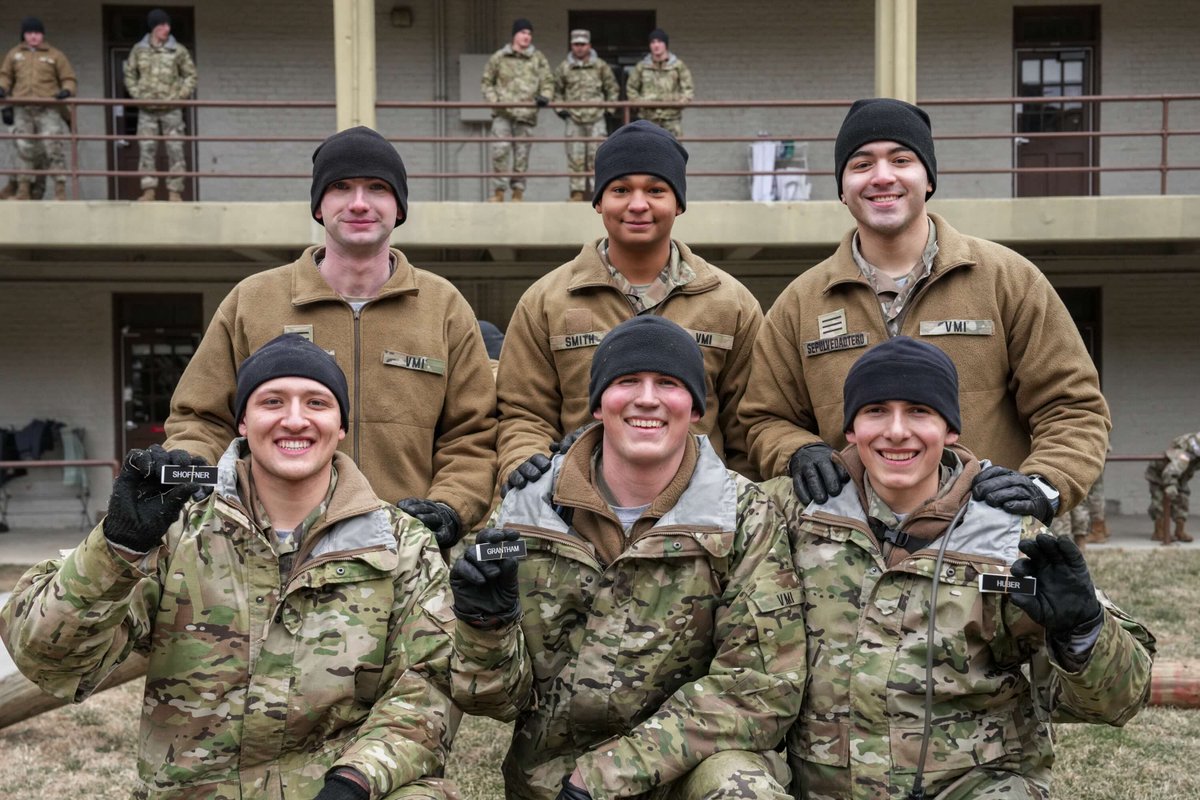 VMI1839's tweet photo. The Rat Line ends. The brotherhood doesn’t. Tag a brother rat who got you through it.
#ForgedTogether #BrotherRats #TheRatLine #VMI #Breakout https://t.co/IzgnoAFZIo
