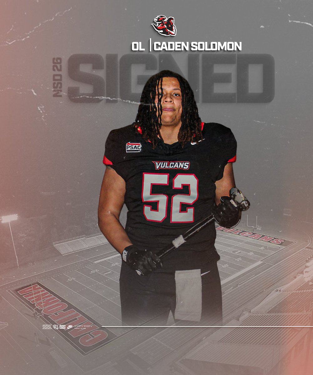 VulcanFootball's tweet photo. The Brotherhood Just Got Stronger!

#VulcanNation, we are excited to welcome,

Caden Solomon (@CadenSolomon52)

Offensive Line

Central York (PA)

#ForgedInFire https://t.co/K0qk0v08wJ