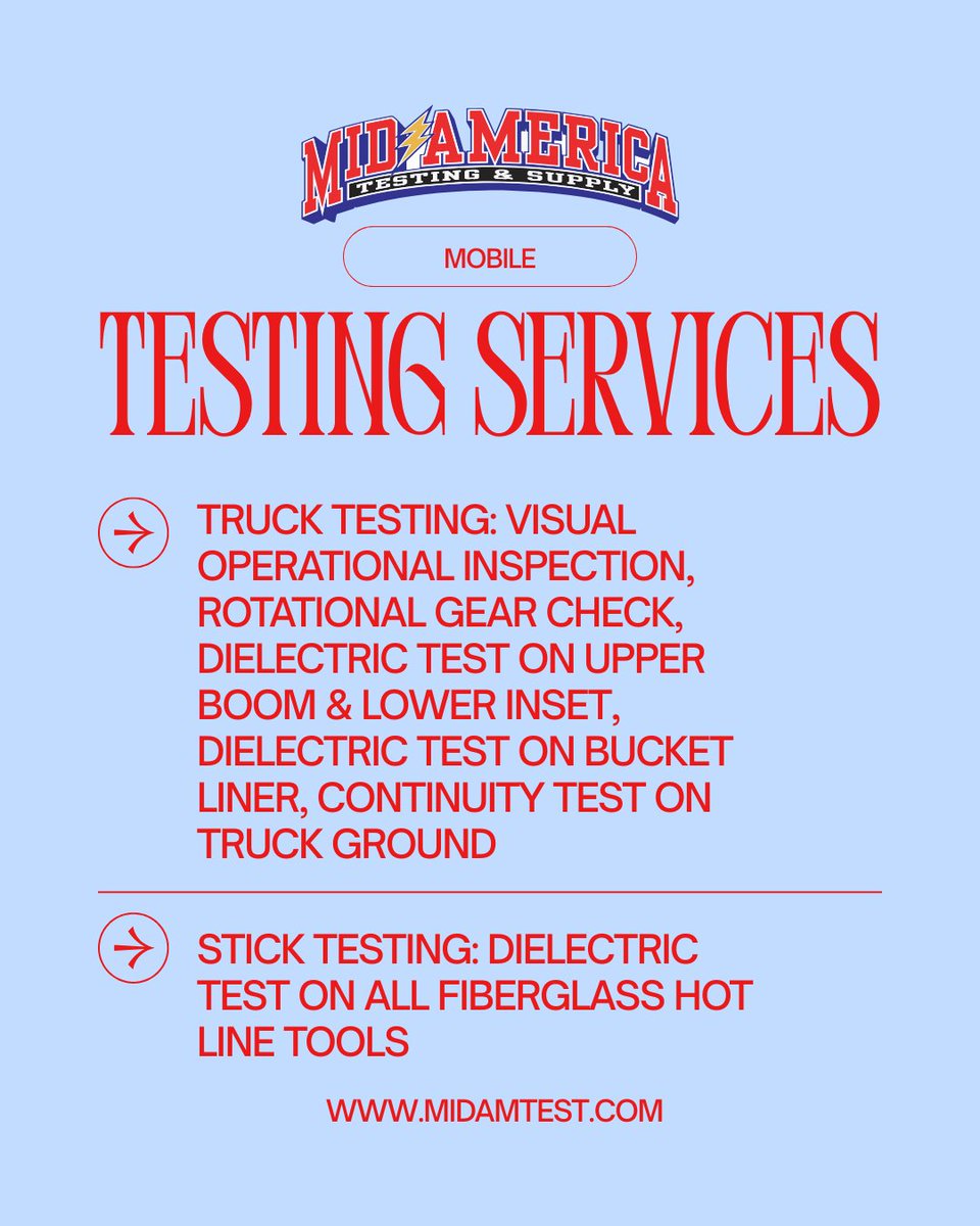 Mid America Testing and Supply tweet media