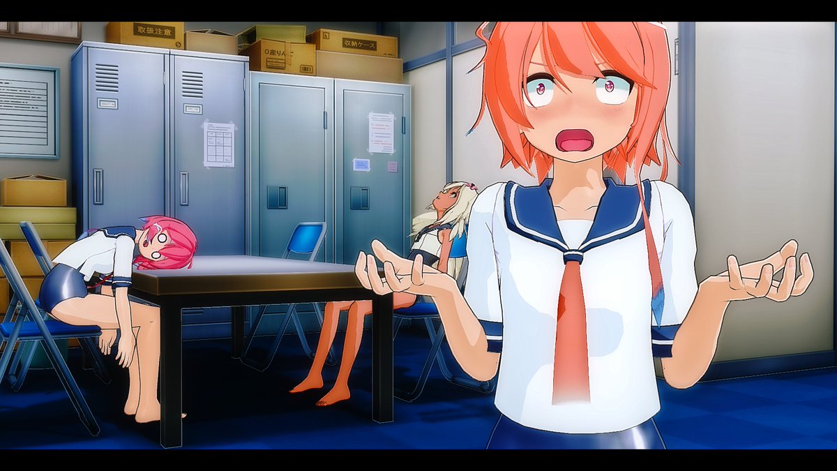 自分の記憶の中には存在している
アニメ「艦隊これくしょん」のワンシーン。その26('ω')
＃MMD　＃艦これ