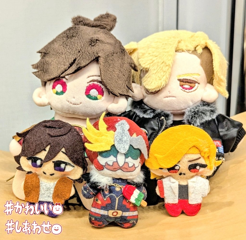 ho__66__'s tweet photo. @bebe_dabe  さん宅のぬいちゃん達と📸❤️‍🔥 https://t.co/tqOlpQvIpm