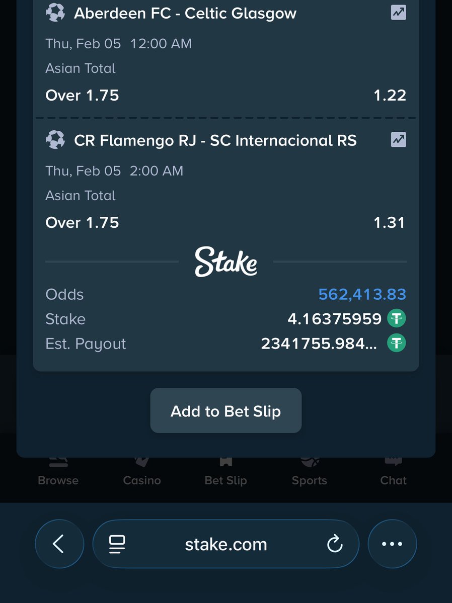 Mrbankstips's tweet image. Tips on Stake today 

563k odds stake.com/sports/home?be…

25 odds stake.com/sports/home?be…

5 odds stake.com/sports/home?be…

76 odds stake.com/sports/home?be…

229 odds stake.com/sports/home?be…

Register a stake account via stake.com/?c=f213c5ba25&amp;amp;…

Use welcome code ‘banks’ for weekly…
