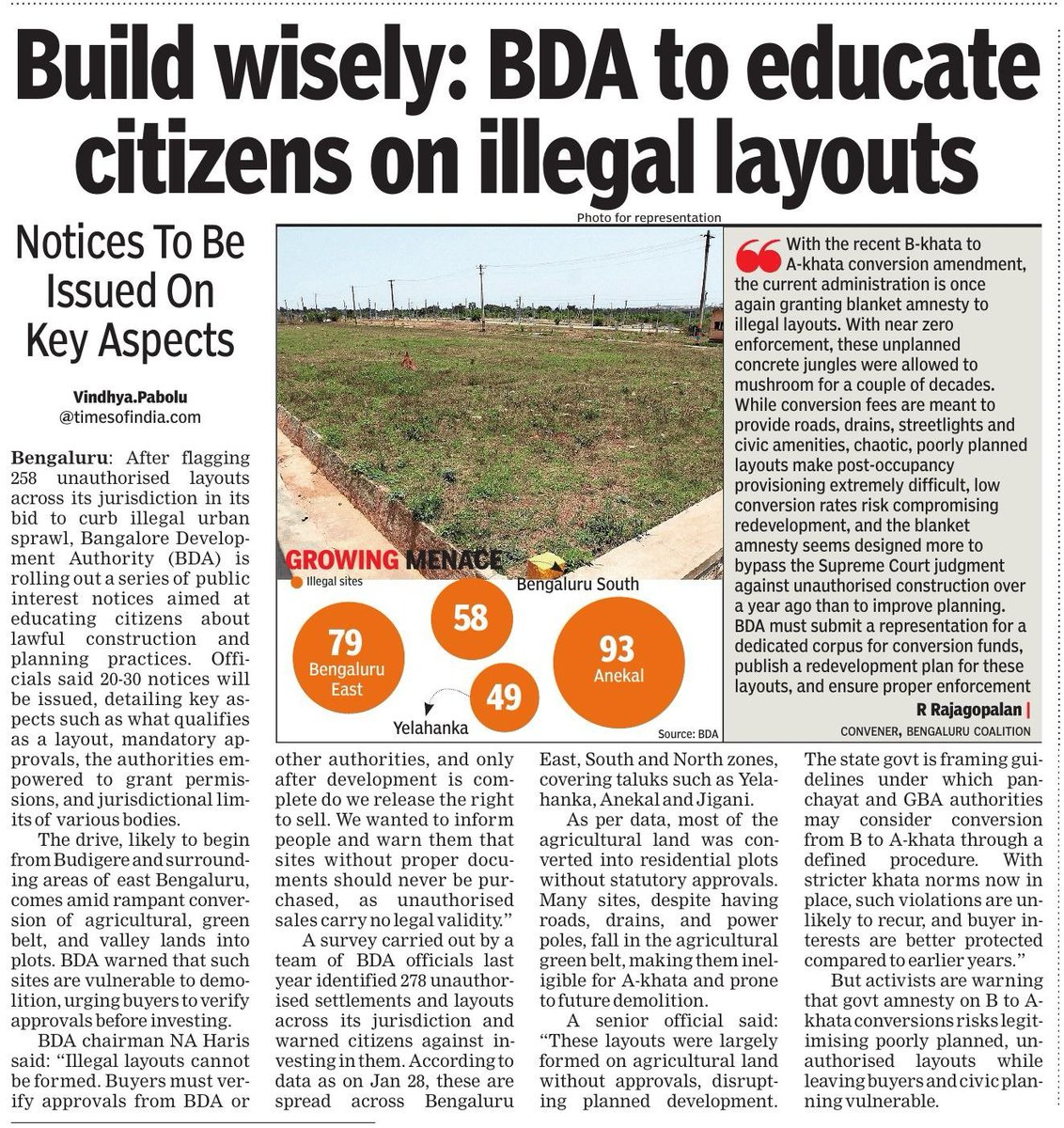 Citizens' Agenda for Bengaluru tweet media