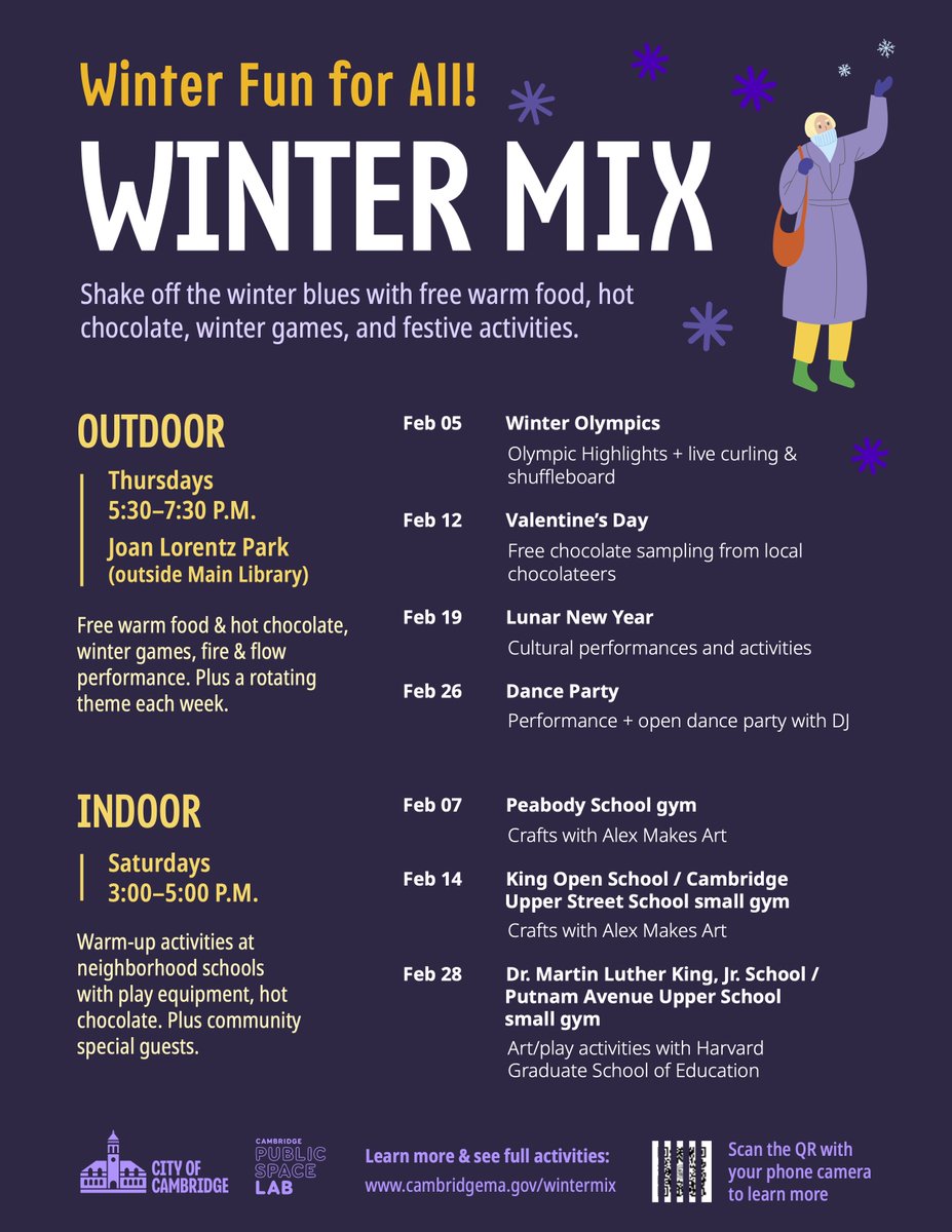 SpindlerConfect's tweet photo. Cambridge is putting on a variety of events for this February!  Check out the calendar below for fun things to do this month. https://t.co/0jlGFT7yMb