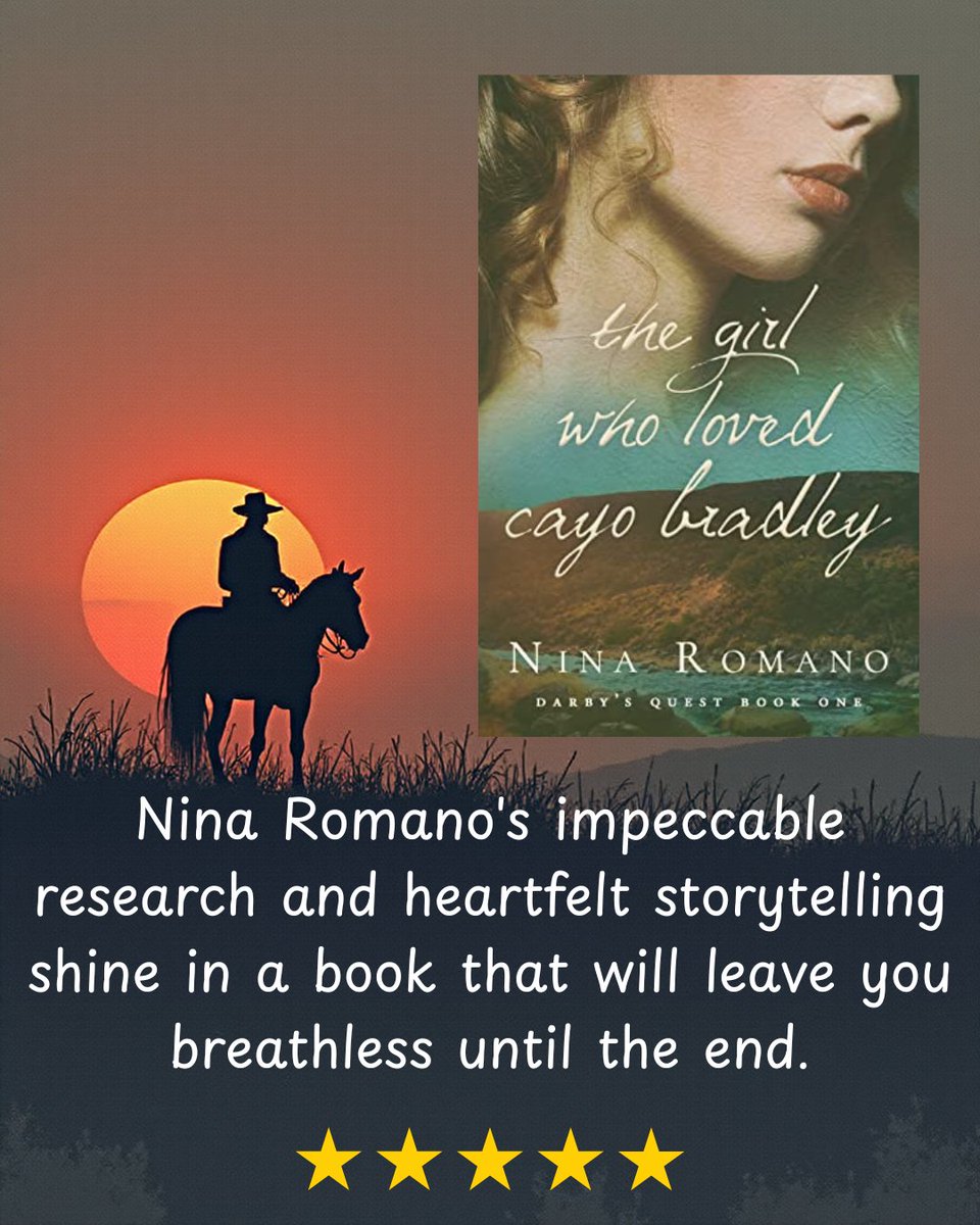 The Girl Who Loved Cayo Bradley (Darby's Quest Book 1)
By Nina Romano <a href="/ninsthewriter/">Nina Romano</a> 

Not just a story about romantic love, this is a story about love, devotion, obligation, and sense of duty to self, family, friends, heritage, and community. 

amzn.to/46CKzWY
#romance
