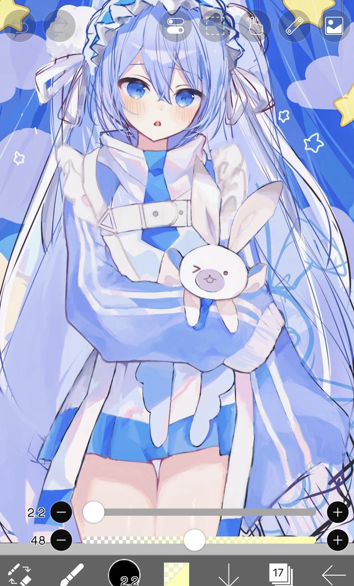 全然終わらない厚塗り🥲