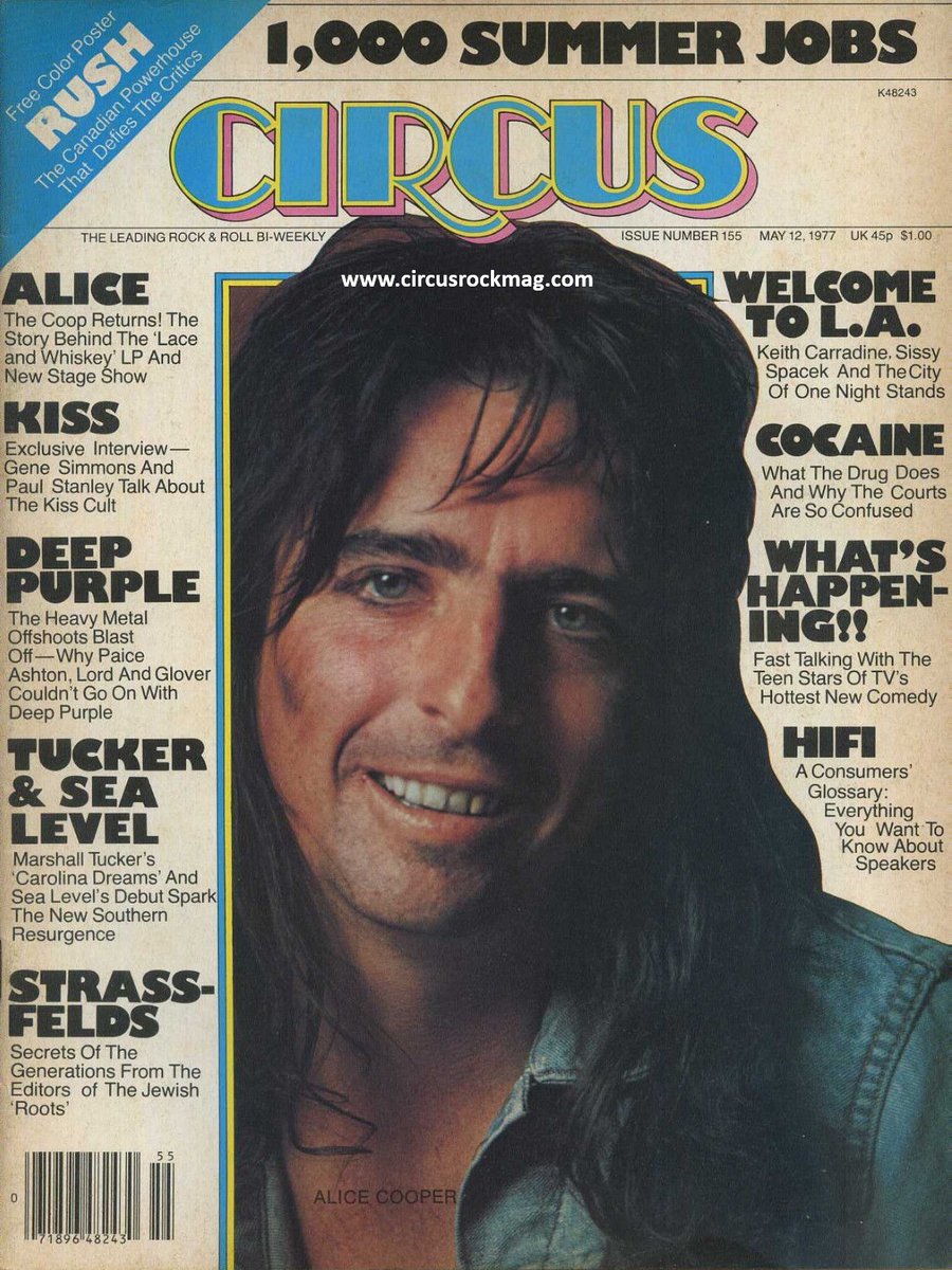 circusrockmag's tweet photo. @alicecooper ๐ค โ๏ธ
Alice Cooper is celebrating his 78th birthday today.
(February 4, 1948)
๐
๐Happy Birthday, Alice!๐
๐ฅณ
๐ถ
School's Out / Billion Dollar Babies / Department Of Youth
Born On This Day @alicecooper
Alice Cooper Band; Hollywood Vampires
#AliceCooper #CIRCUSMagazine https://t.co/4uDyQuPhAJ
