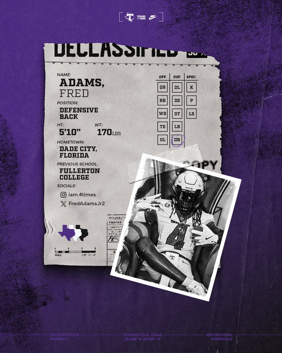 Tarleton State Football tweet media