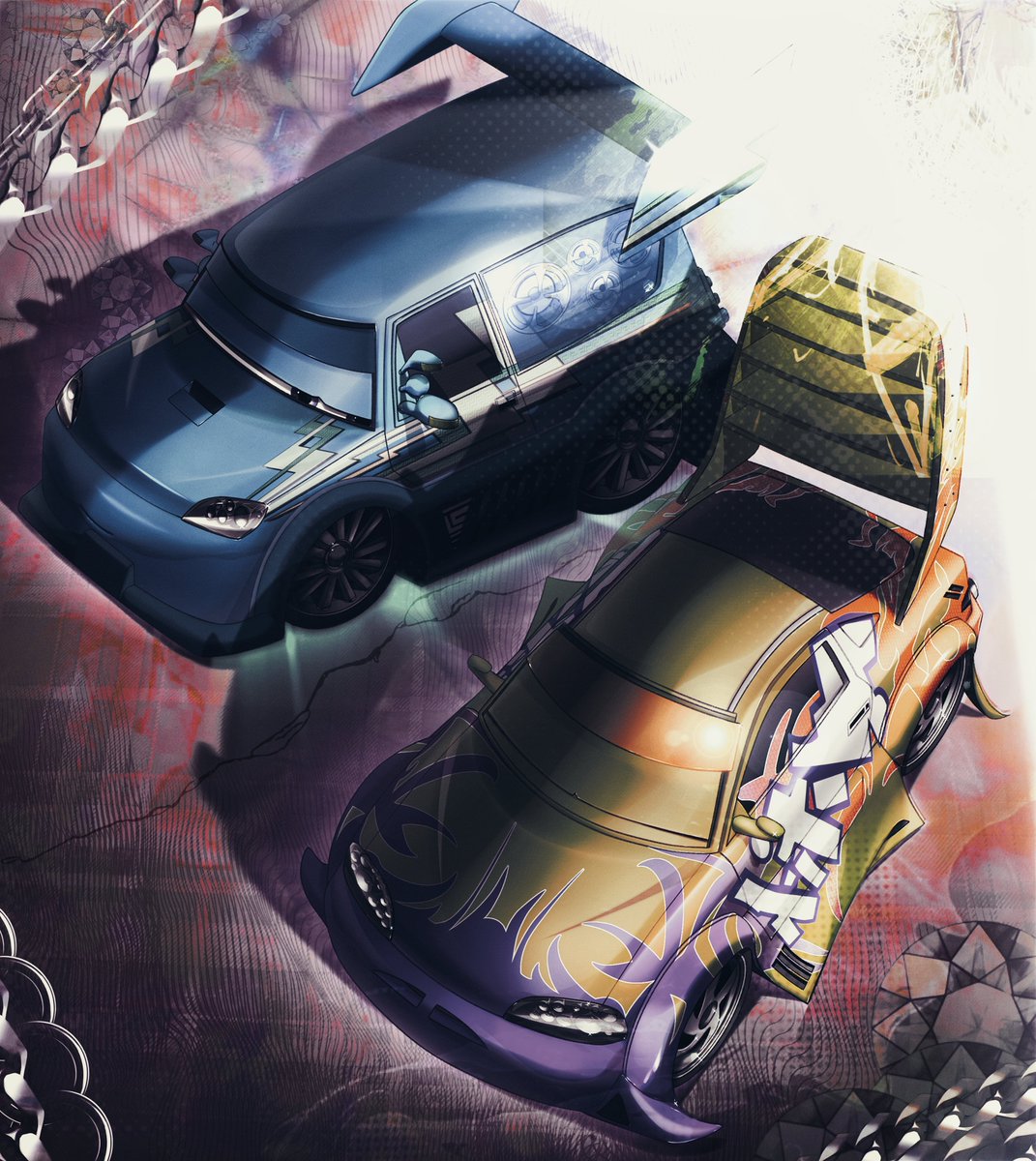 RedFoxOffRF's tweet photo. –  A different atmosphere
#fanart #art #Pixar #Cars #Disney #DRH #movie #illustration #different #colors #Wingo #DJ https://t.co/3N7yLXGAhd