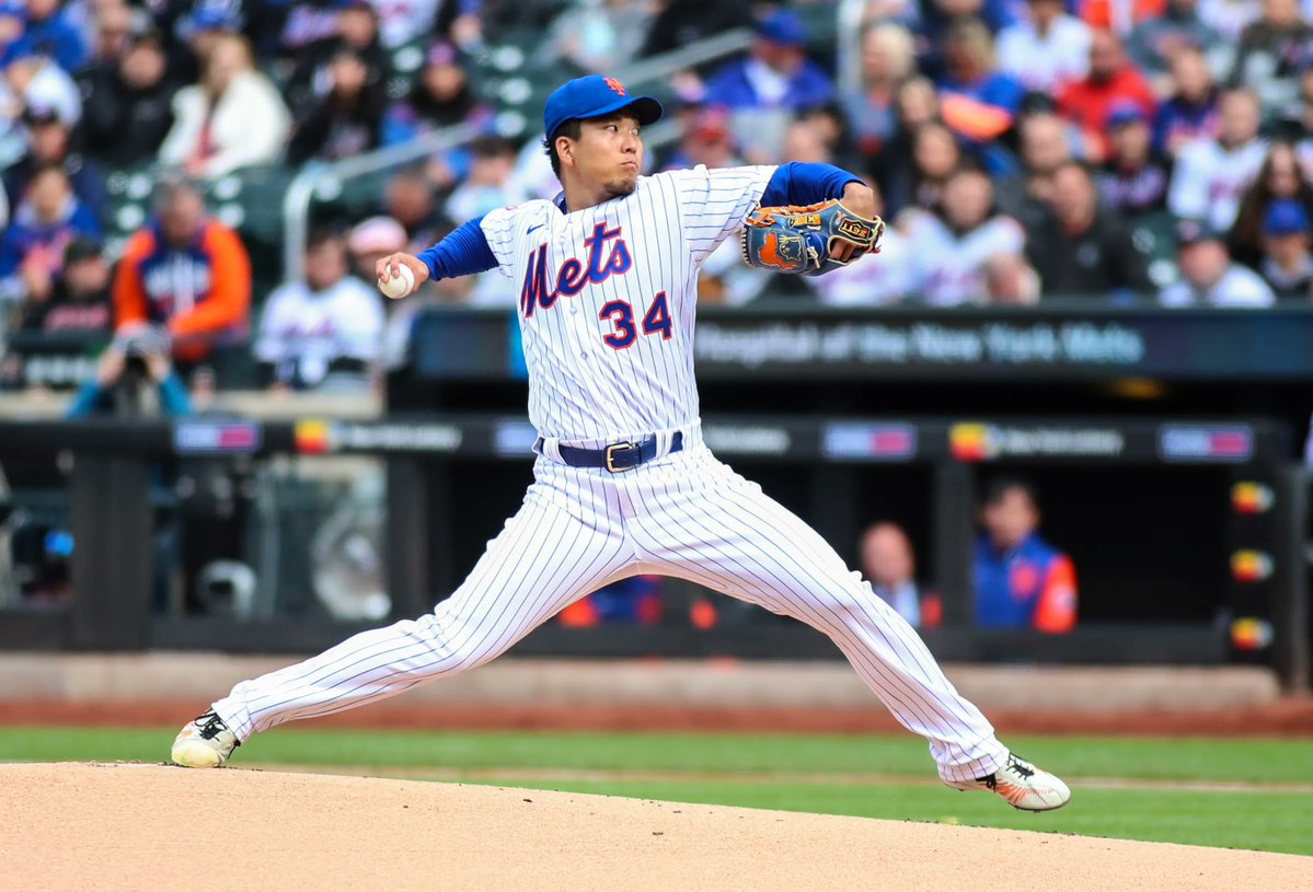 #MetsTrivia A: In 2023, Kodai Senga struck out 202 batters to become just the second #Mets P to collect 200+ Ks in his rookie season.
