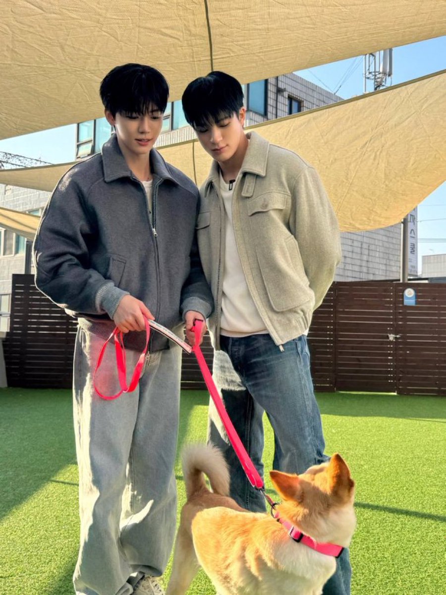 fromxrth's tweet image. นี่ค่ดเหมือนคู่รัก gay lover ที่อะด้อปหมามาเลี้ยงเป็นลูก ดูแลกันไปจนแก่เลย 🤍