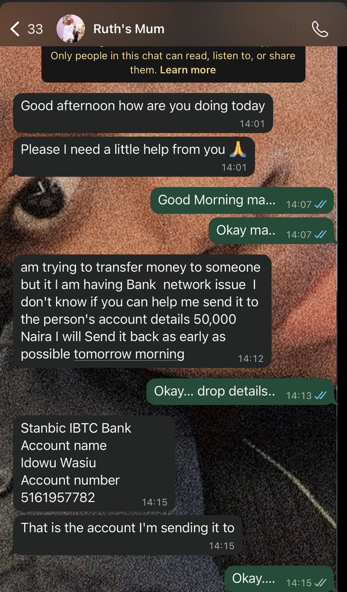 MercieBello's tweet photo. @StanbicIBTC Hello, please…

Another Scammer… look into this account. Probably… the account should be blocked… I don’t know how you do your stuff.. https://t.co/V2qaBFw5S5