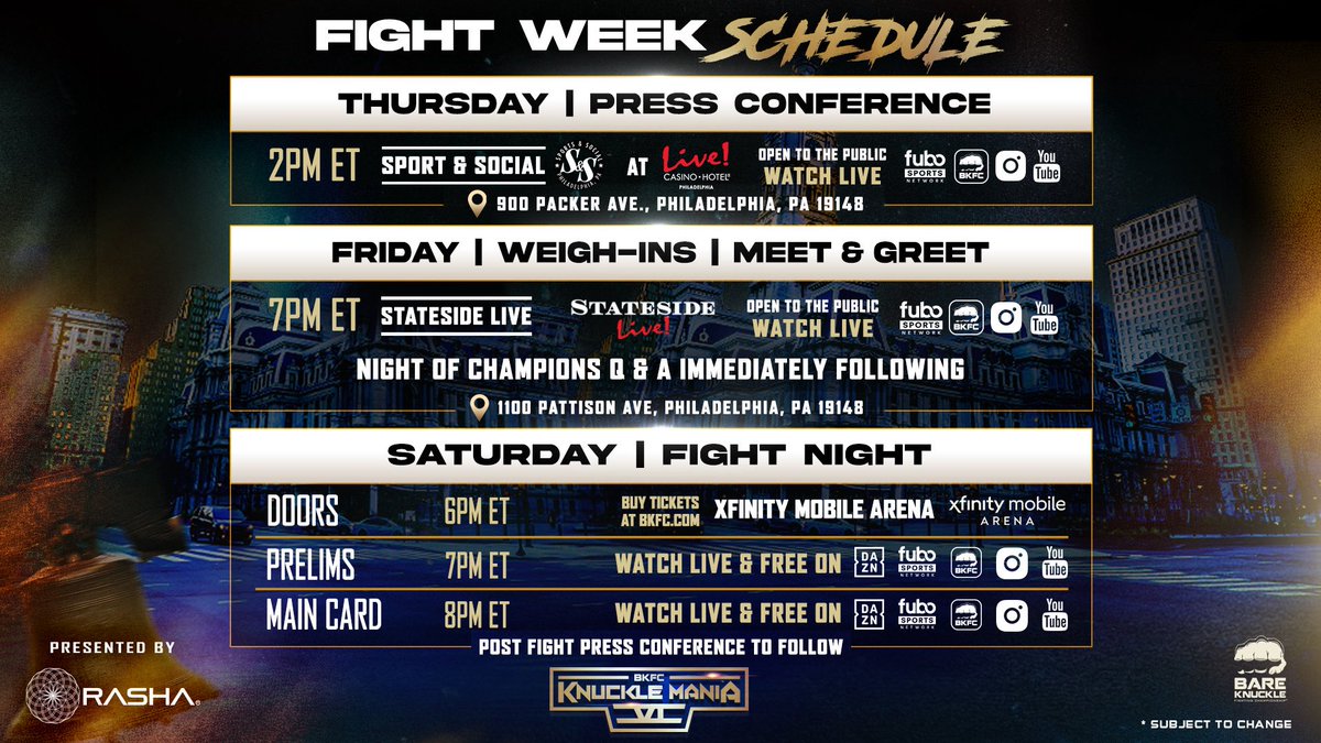 Bare Knuckle FC tweet media