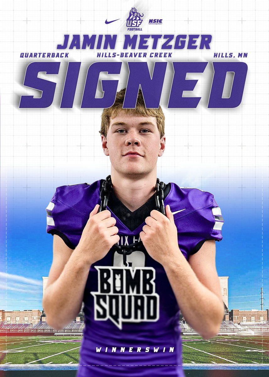 USFCougarsFB's tweet photo. Welcome to the Coo! @jamin_metzger 

#CooFalls x #WinnersWin https://t.co/dZrYvat3bR