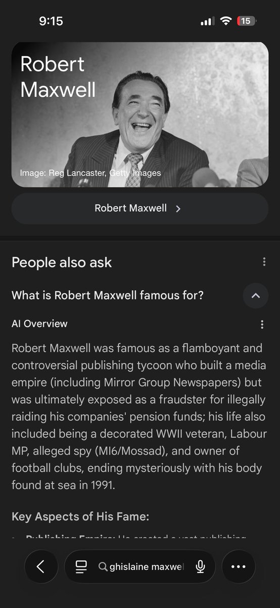 MaxoDaTrollGod's tweet photo. Ghislane Maxwell father was also a mossad agent died by mysterious ways 
Insanity #Epstein #EpsteinFiles #GhislaineMaxwell https://t.co/pXG6mxkY1T