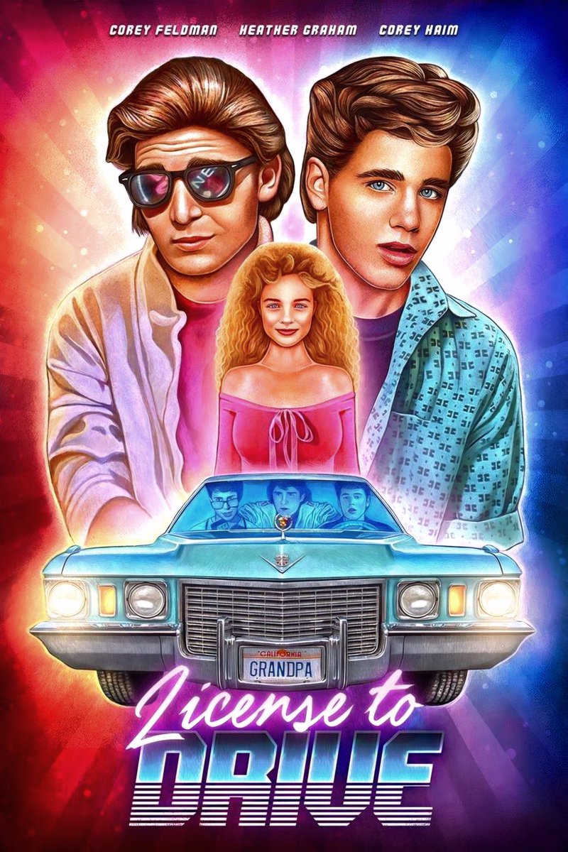britmedia2000's tweet image. License to Drive 
(1988)

A teen decides to go for a night on the town with his friends despite flunking his driver's test

REF: PHX/LICENCEDRIVE88/POSTERART/002
#LicenseToDrive1988 #PosterArt #CoreyHaim
