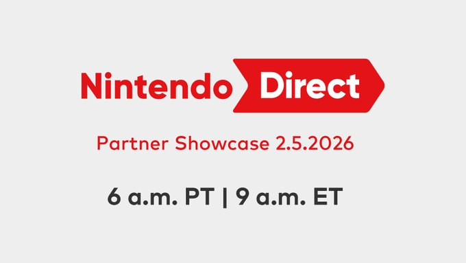 HMKilla's tweet photo. NINTENDO HAS CONFIRMED THAT TOMORROW'S NINTENDO DIRECT PARTNER SHOWCASE WILL BE A BIG ONE!

30 MINUTES LONG STARTING AT 9 AM EST!

YOU KNOW WE ARE GONNA GO LIVE TOMORROW 1 HOUR AHEAD OF TIME!

THIS IS GONNA BE MAD EXCITING!!!!!!!!! https://t.co/p2qII8T84F