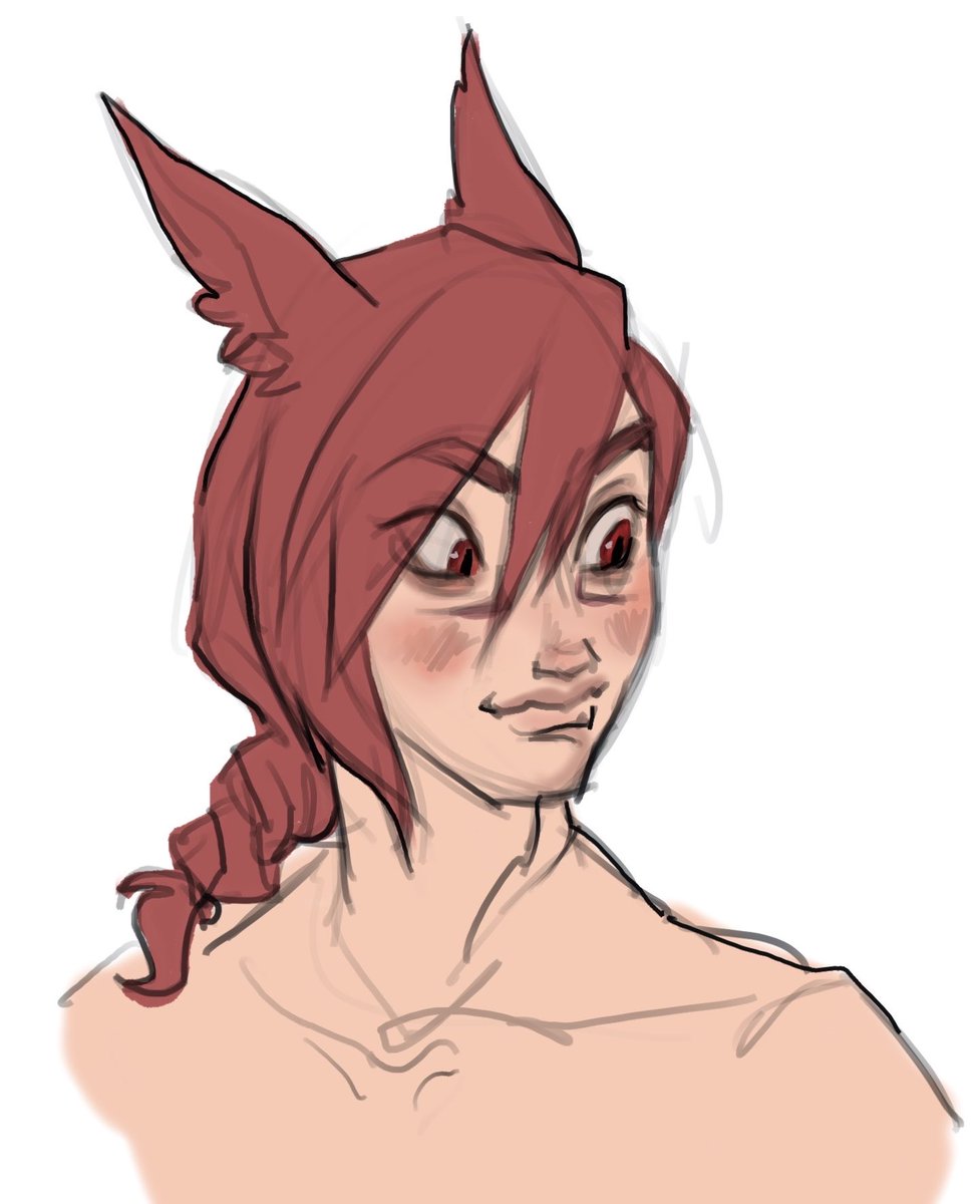 G’raha Tia to pass the time #FFXIVART #ffxiv #grahatia