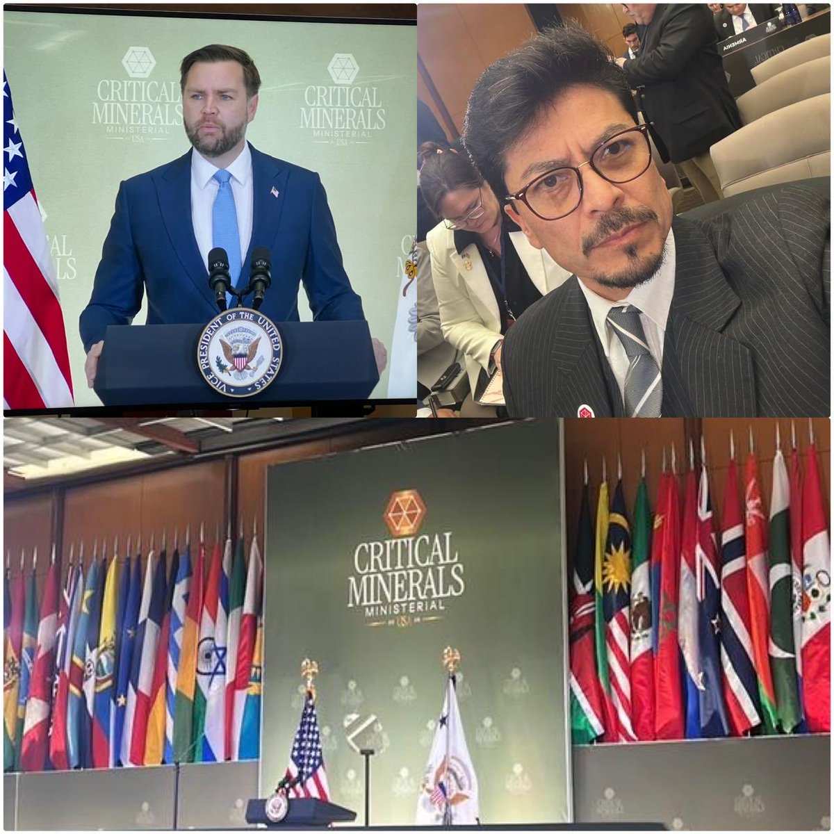 Hoy en Washington participo, por encargo del presidente <a href="/Rodrigo_PazP/">Rodrigo Paz Pereira</a>, en el Critical Minerals Ministerial 2026, organizado por el <a href="/StateDept/">Department of State</a>, un diálogo internacional sobre cadenas de suministro y cooperación en minerales críticos para el desarrollo tecnológico global. 🇧🇴🤝🌎