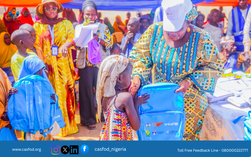 casfod_nigeria's tweet photo. No more barriers for children in Mubi and Shelleng’s formal and non-formal learning centres to access education. Through CASFOD’s intervention and the provision of essential scholastic materials, learning is now within reach. Indeed, @EduCannotWait @KentPage @OCHANigeria. https://t.co/VZcTgXUqh6