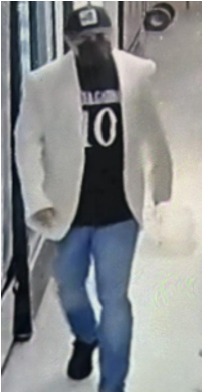 Grand Larceny 2026001262 crimesolvers.com/crimes/grand-l… 1/8/26 500 blk of Newtown Rd – Suspects pictured entered the store separately.  The male was the distraction, while the female went to the cash register, then concealed the bank money deposit bag on her person.  Both suspects left