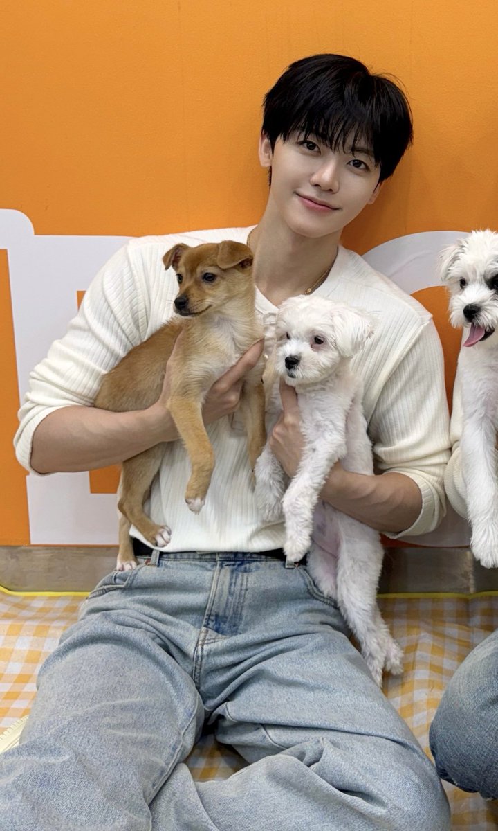 สิ่งนี้คือ ㅜㅜ เขาทรงดีมาก ผมดำเสื้อสีขาวถกแขนเสื้อขึ้นไปถึงข้อศอก กางเกงยีนส์สีซีด เขินอะ หล่อไปหรือเปล่าคุณพ่อ ㅜㅜㅜㅜㅜㅜㅜㅜㅜㅜ