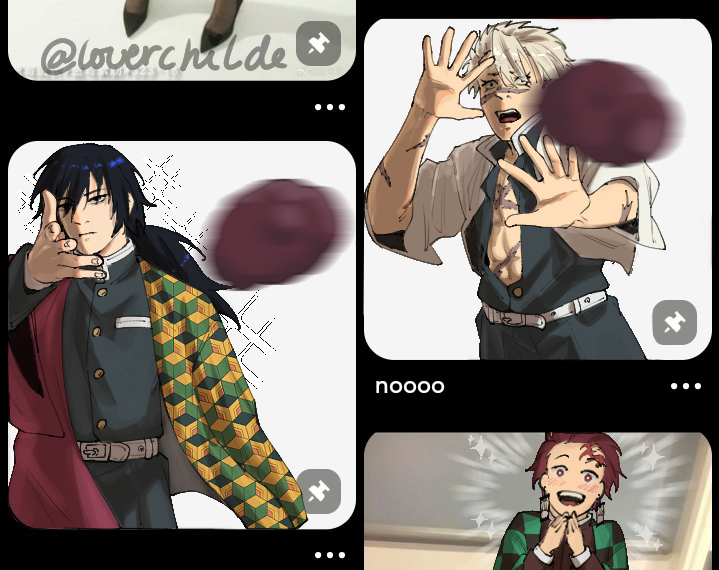 loverchilde's tweet photo. giyuu used ohagi throw!! it was super effective!! #sngy  ft. tanjiro https://t.co/jmcngbPjuz