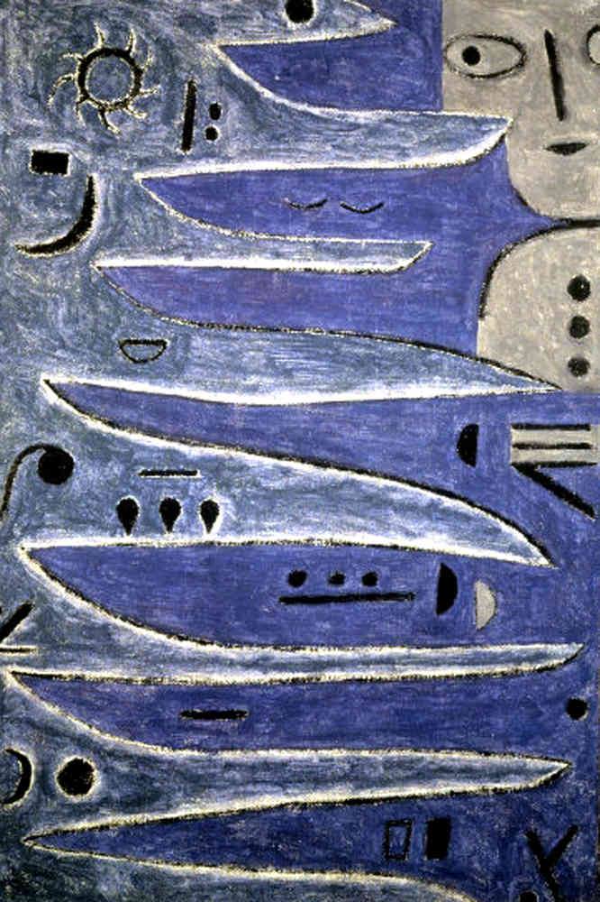 artstitle's tweet image. パウル・クレー
（Paul Klee、1879-1940）
『灰色のものと海岸』
（The Grey One and the Coast）